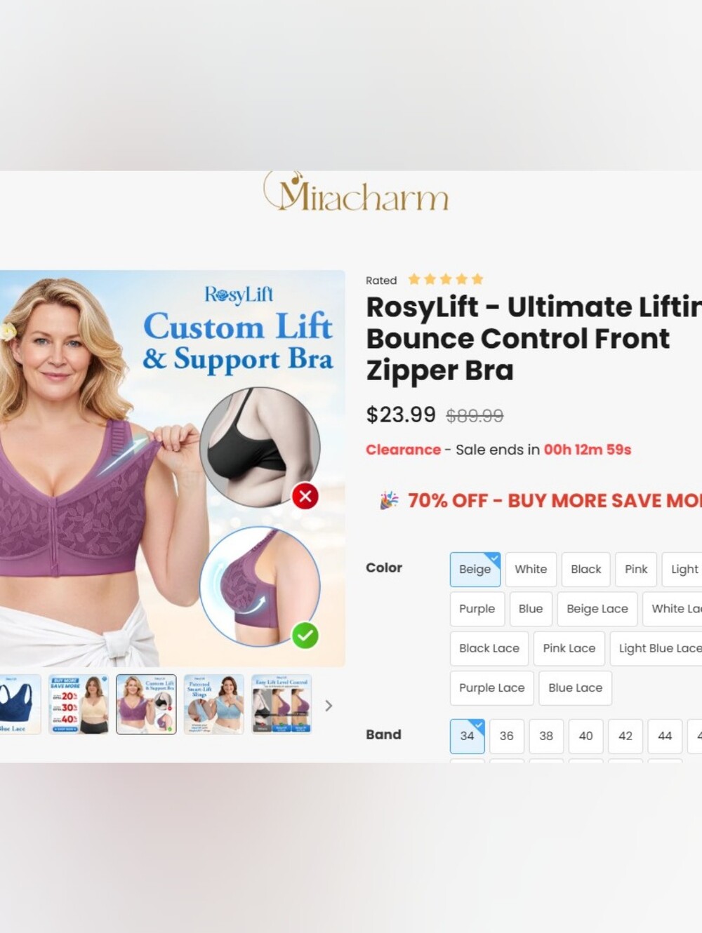 Plus Sized Bras - Picture 3 of 4